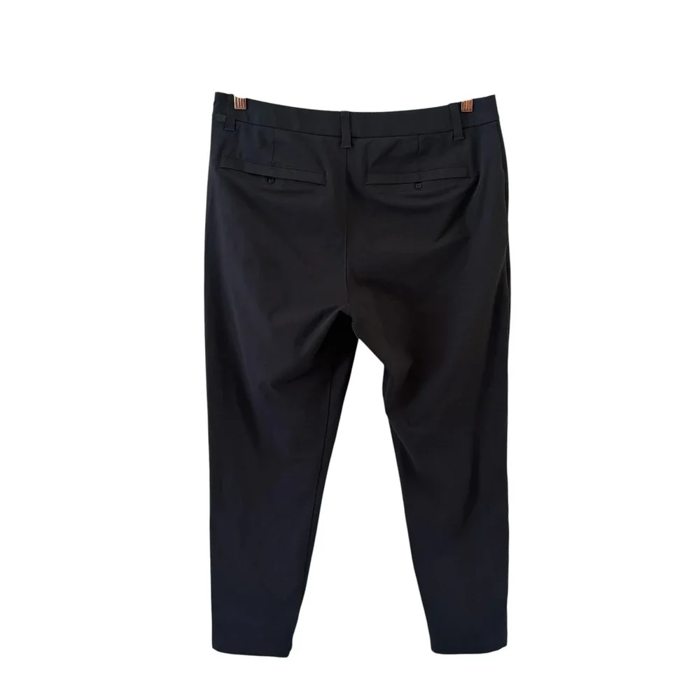 Lululemon ABC Slim Fit Pants Mens 33x28 Black Golf Stretch Pockets Athletic